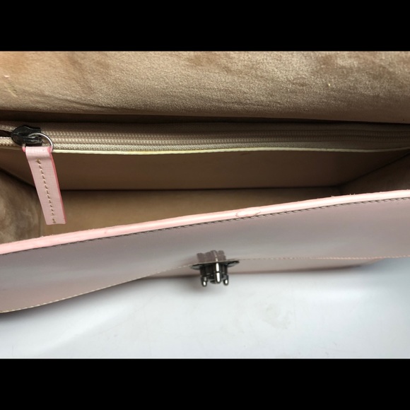 LuLio New Blush Pink Crossbody Saffiano Leather - Picture 8 of 8